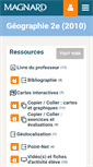 Mobile Screenshot of 2e.geolycee.magnard.fr