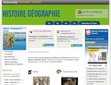 Tablet Screenshot of 5e.hgprof.magnard.fr