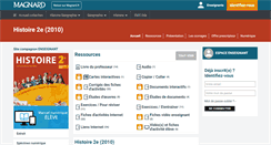 Desktop Screenshot of 2e.histprof.magnard.fr
