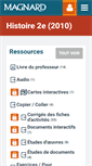 Mobile Screenshot of 2e.histprof.magnard.fr