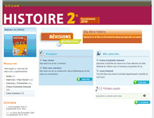 Tablet Screenshot of 2e.histeleve.magnard.fr