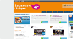 Desktop Screenshot of 4e.ec.magnard.fr