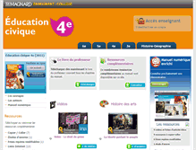 Tablet Screenshot of 4e.ec.magnard.fr