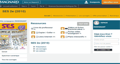 Desktop Screenshot of 2e.ses.magnard.fr