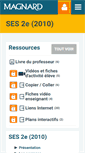 Mobile Screenshot of 2e.ses.magnard.fr