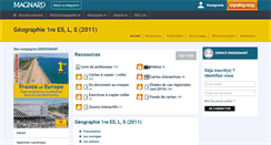 Desktop Screenshot of 1re.geolycee.magnard.fr