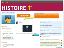 Tablet Screenshot of 1re.histeleve.magnard.fr